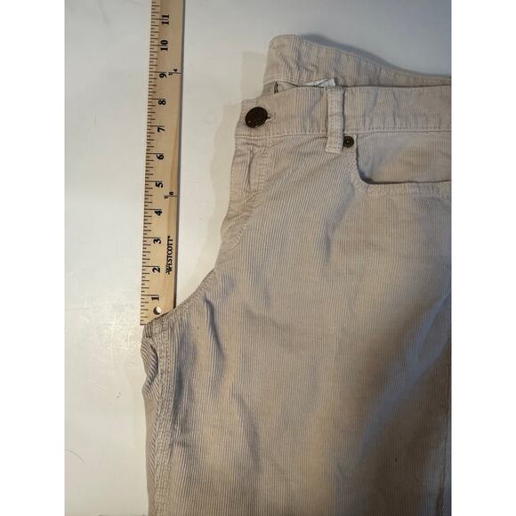 J.Crew Matchstick Skinny Corduroy Pants Beige Women Scandi Girl 14/16 - Picture 7 of 9